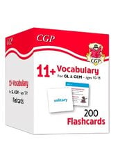 11plus Vocabulary Flashcards - Ages 10-11 цена и информация | Развивающие книги | pigu.lt