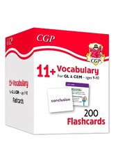 11+ Vocabulary for GL & CEM: 200 Flashcards - Ages 9-10 kaina ir informacija | Lavinamosios knygos | pigu.lt