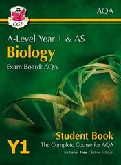 A-Level Biology for AQA: Year 1 & AS Student Book цена и информация | Развивающие книги | pigu.lt