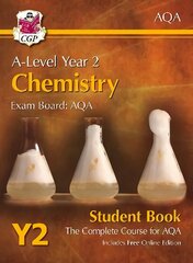 A-Level Year 2 Chemistry AQA: Student Book (with Online Edition) kaina ir informacija | Lavinamosios knygos | pigu.lt