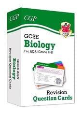 9-1 GCSE Biology AQA Revision Question Cards цена и информация | Развивающие книги | pigu.lt