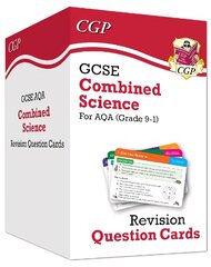 GCSE Combined Science AQA Revision Question Cards: All-in-one Biology,   Chemistry & Physics цена и информация | Книги для подростков и молодежи | pigu.lt