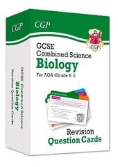 9-1 GCSE Combined Science: Biology AQA Revision Question Cards цена и информация | Развивающие книги | pigu.lt