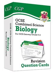 GCSE Combined Science: Biology OCR Gateway Revision Question Cards цена и информация | Книги для подростков  | pigu.lt