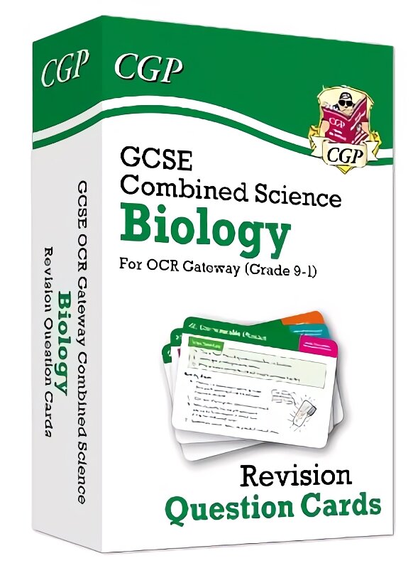 GCSE Combined Science: Biology OCR Gateway Revision Question Cards цена и информация | Knygos paaugliams ir jaunimui | pigu.lt