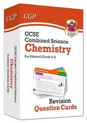 9-1 GCSE Combined Science: Chemistry Edexcel Revision Question Cards цена и информация | Развивающие книги | pigu.lt