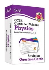 GCSE Combined Science: Physics OCR Gateway Revision Question Cards цена и информация | Книги для подростков  | pigu.lt