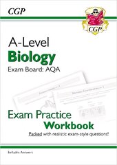 A-Level Biology AQA: Exam Practice Workbook (Includes Answers) kaina ir informacija | Lavinamosios knygos | pigu.lt