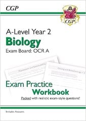 A-Level Biology Year 2: OCR A - Exam Practice Workbook (Includes Answers) kaina ir informacija | Lavinamosios knygos | pigu.lt