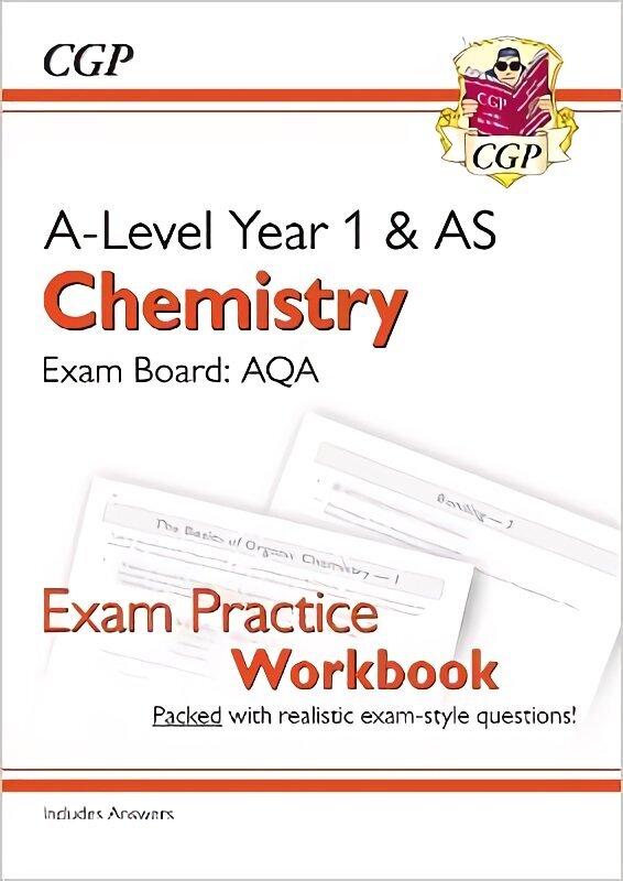 A-Level Year 1 & AS Chemistry: AQA Exam Practice Workbook (Includes Answers) kaina ir informacija | Lavinamosios knygos | pigu.lt