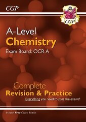 A-Level Chemistry: OCR A Year 1 & 2 Complete Revision & Practice with Online   Edition цена и информация | Развивающие книги | pigu.lt