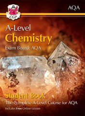 A-Level Chemistry for AQA: Year 1 & 2 Student Book with Online Edition цена и информация | Развивающие книги | pigu.lt