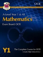 A-Level Maths for OCR: Year 1 & AS Student Book with Online Edition Online ed цена и информация | Развивающие книги | pigu.lt