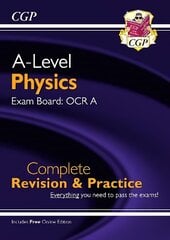 A-Level Physics: OCR A Year 1 & 2 Complete Revision & Practice with Online   Edition цена и информация | Развивающие книги | pigu.lt