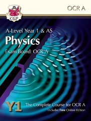 A-Level Physics for OCR A: Year 1 & AS (with Online Edition) kaina ir informacija | Lavinamosios knygos | pigu.lt