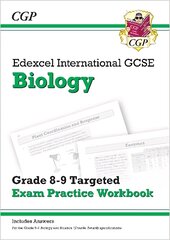 Edexcel International GCSE Biology: Grade 8-9 Targeted Exam Practice Workbook (with answers) цена и информация | Книги для подростков и молодежи | pigu.lt
