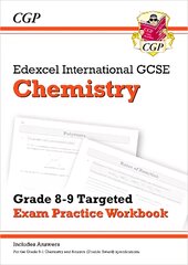 Edexcel International GCSE Chemistry: Grade 8-9 Targeted Exam Practice Workbook (with answers) kaina ir informacija | Knygos paaugliams ir jaunimui | pigu.lt