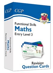 Functional Skills Maths Revision Question Cards - Entry Level 3 цена и информация | Книги для подростков  | pigu.lt