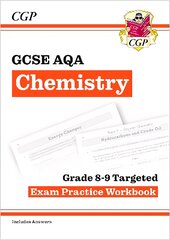 GCSE Chemistry AQA Grade 8-9 Targeted Exam Practice Workbook (includes answers) kaina ir informacija | Knygos paaugliams ir jaunimui | pigu.lt