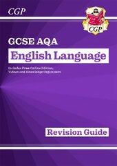 New GCSE English Language AQA Revision Guide - includes Online Edition and Videos цена и информация | Книги для подростков и молодежи | pigu.lt