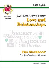 GCSE English Literature AQA Poetry Workbook: Love & Relationships Anthology (includes Answers) kaina ir informacija | Knygos paaugliams ir jaunimui | pigu.lt