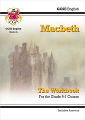 Grade 9-1 GCSE English Shakespeare - Macbeth Workbook (includes Answers) kaina ir informacija | Knygos paaugliams ir jaunimui | pigu.lt