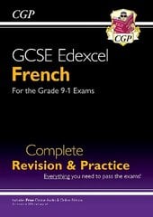 GCSE French Edexcel Complete Revision & Practice (with Free Online Edition & Audio): GCSE French Edexcel complete revision & practice with audio-CD, Grade 9-1 , Complete Revision & Practice - Course kaina ir informacija | Knygos paaugliams ir jaunimui | pigu.lt