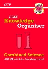 GCSE Combined Science AQA Knowledge Organiser - Foundation цена и информация | Книги для подростков и молодежи | pigu.lt