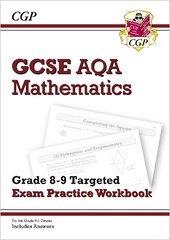 New GCSE Maths AQA Grade 8-9 Targeted Exam Practice Workbook (includes   Answers) цена и информация | Книги для подростков  | pigu.lt