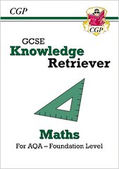 GCSE Maths AQA Knowledge Retriever - Foundation цена и информация | Книги для подростков  | pigu.lt