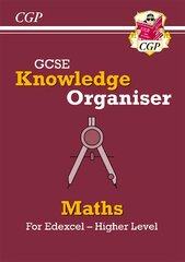 GCSE Maths Edexcel Knowledge Organiser - Higher цена и информация | Книги для подростков  | pigu.lt