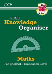 GCSE Maths Edexcel Knowledge Organiser - Foundation цена и информация | Книги для подростков  | pigu.lt