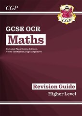 GCSE Maths OCR Revision Guide: Higher inc Online Edition, Videos & Quizzes цена и информация | Книги для подростков и молодежи | pigu.lt