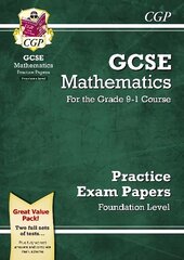 GCSE Maths Practice Papers: Foundation - for the Grade 9-1 Course цена и информация | Книги для подростков  | pigu.lt