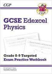 GCSE Physics Edexcel Grade 8-9 Targeted Exam Practice Workbook (includes Answers) цена и информация | Книги для подростков  | pigu.lt