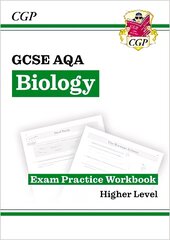 GCSE Biology AQA Exam Practice Workbook - Higher цена и информация | Книги для подростков и молодежи | pigu.lt