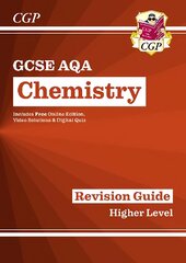 GCSE Chemistry AQA Revision Guide - Higher includes Online Edition, Videos & Quizzes цена и информация | Книги для подростков и молодежи | pigu.lt