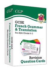 GCSE AQA French: Grammar & Translation Revision Question Cards kaina ir informacija | Knygos paaugliams ir jaunimui | pigu.lt