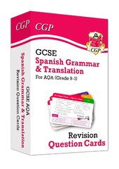 GCSE AQA Spanish: Grammar & Translation Revision Question Cards цена и информация | Книги для подростков и молодежи | pigu.lt