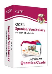 GCSE AQA Spanish: Vocabulary Revision Question Cards kaina ir informacija | Knygos paaugliams ir jaunimui | pigu.lt