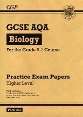 Grade 9-1 GCSE Biology AQA Practice Papers: Higher Pack 1 kaina ir informacija | Knygos paaugliams ir jaunimui | pigu.lt