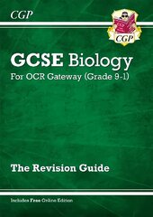 Grade 9-1 GCSE Biology: OCR Gateway Revision Guide with Online Edition цена и информация | Книги для подростков и молодежи | pigu.lt