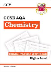 GCSE Chemistry AQA Exam Practice Workbook - Higher (includes answers) kaina ir informacija | Knygos paaugliams ir jaunimui | pigu.lt