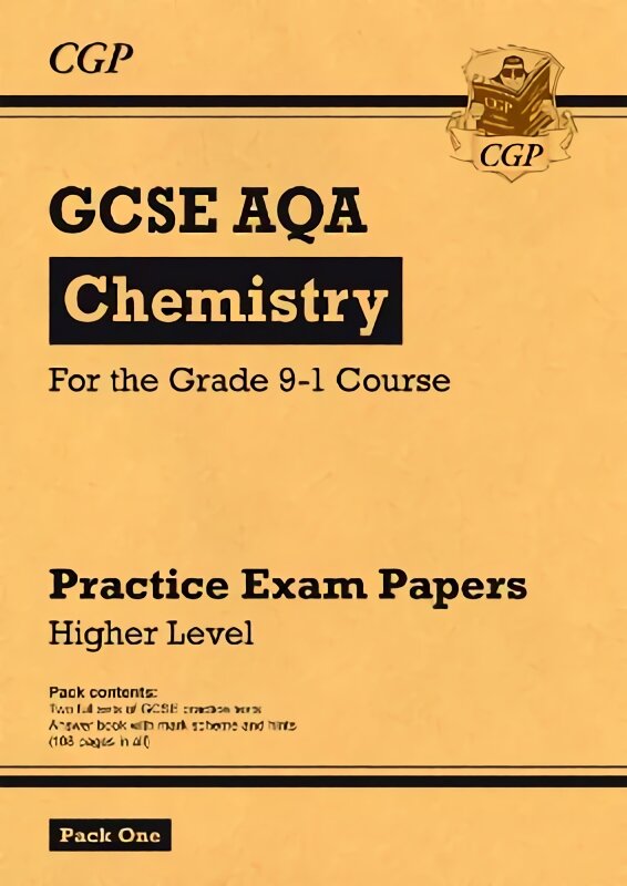 Grade 9-1 GCSE Chemistry AQA Practice Papers: Higher Pack 1 цена и информация | Knygos paaugliams ir jaunimui | pigu.lt