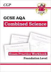 GCSE Combined Science AQA Exam Practice Workbook - Foundation kaina ir informacija | Knygos paaugliams ir jaunimui | pigu.lt