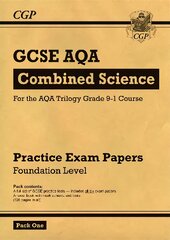 Grade 9-1 GCSE Combined Science AQA Practice Papers: Foundation Pack 1 kaina ir informacija | Knygos paaugliams ir jaunimui | pigu.lt