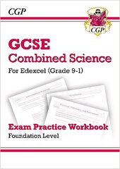 Grade 9-1 GCSE Combined Science: Edexcel Exam Practice Workbook - Foundation kaina ir informacija | Knygos paaugliams ir jaunimui | pigu.lt