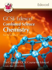 Grade 9-1 GCSE Combined Science for Edexcel Chemistry Student Book with Online Edition kaina ir informacija | Knygos paaugliams ir jaunimui | pigu.lt