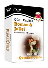 GCSE English Shakespeare - Romeo & Juliet Revision Question Cards kaina ir informacija | Knygos paaugliams ir jaunimui | pigu.lt