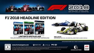 F1 2018 Headline Edition, PlayStation 4 цена и информация | Компьютерные игры | pigu.lt